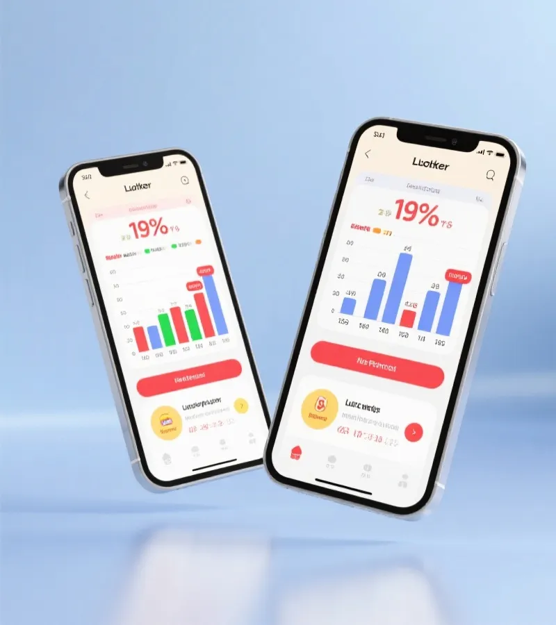 体彩排列三 App 界面展示